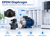 Diaphragme en caoutchouc EPDM moulé sur mesure pour vanne et pompe à eau