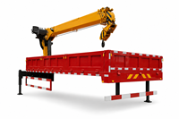 Camion-grue hydraulique de 8 tonnes avec refroidisseur d'huile haute performance et démarrage/arrêt à une touche pour l'entretien des infrastructures municipales