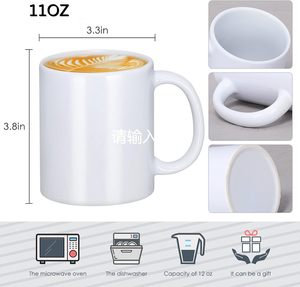Proveedor Mayorista de Tazas de Café Personalizadas de <span class=keywords><strong>11</strong></span> <span class=keywords><strong>oz</strong></span>, <span class=keywords><strong>Taza</strong></span> de Cerámica <span class=keywords><strong>Blanca</strong></span> <span class=keywords><strong>para</strong></span> Sublimación, <span class=keywords><strong>para</strong></span> Viajes, Té con Leche, Café, <span class=keywords><strong>para</strong></span> DIY - Product Image 4