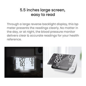 Draagbare Elektrische Bovenarm Bloeddrukmeter Digitale Automatische Bp Machine Spraakfunctie <span class=keywords><strong>Data</strong></span> Vergelijking Bluetooth - Product Image 4