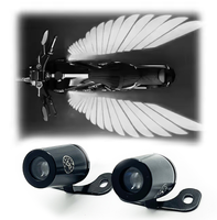 Accessoires de Modification pour Moto : Lumières LED d'Aile d'Ange à Projection, Décoratives, pour Vente en Gros