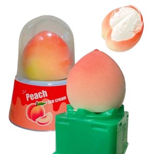 <span class=keywords><strong>Prix</strong></span> d'usine Viral <span class=keywords><strong>TikTok</strong></span> 3D Forme Crème glacée à saveur de pêche 75g Crème glacée au chocolat en forme de fruit - Product Image 1