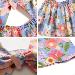 Kerui Ingrosso Abiti Estivi con Maniche a Volant per Bambine da 2 a 14 <span class=keywords><strong>Anni</strong></span> Stampe Personalizzate Vestiti per Ragazze - Product Image 5