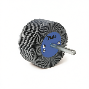 Ttake Abrasive Cloth Flap Wheel 80x30 Mm 6 Mm Shaft 80 Grit For Metal Grinding - Product Image 2