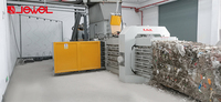 Presse à balles horizontale de lignes de production automatisées pour le papier de rebut/carton/bouteille d'ANIMAL FAMILIER/presse hydraulique