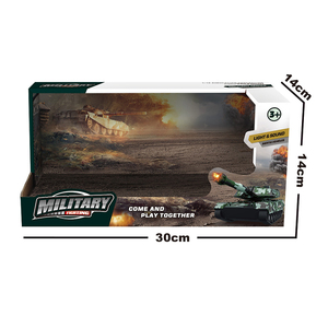 Juguetes de <span class=keywords><strong>coches</strong></span> de juguete con torreta de PVC de bajo precio QS, varios estilos, temática militar, con fricción, sonido y luz, 3 pilas AG13 - Product Image 5