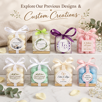 Bougie artisanale en cire de soja miniature en gros, niche haut de gamme, souvenirs parfumés, faveur de mariage et petit cadeau