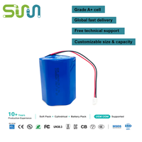 Pack de batteries au lithium 18650 à cycle de vie long (plus de 500 cycles), sortie stable avec communication IIC pour robot intelligent