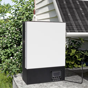 Convertisseur solaire <span class=keywords><strong>Axpert</strong></span> <span class=keywords><strong>MAX</strong></span> 8KW 10KW pour réseau électrique, 48VDC, onde sinusoïdale pure, système solaire domestique, double contrôleur MPPT, monophasé >95% - Product Image 1
