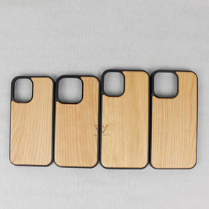 Ốp Điện Thoại Tre Ốp Điện Thoại Di Động Bằng Gỗ Logo Laser Tùy Chỉnh Cho iPhone 13 Pro Max 14 15 Ốp Điện Thoại - Product Image 3