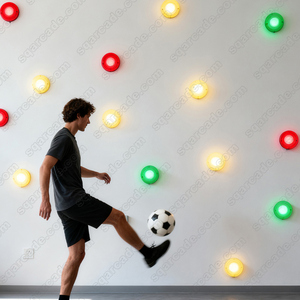 SQactivaPlay Juegos Interactivos de Fútbol, Entrenador de Tiros Penales, Robot Portero de Fútbol, Proyección AR, Parques de Diversiones - Product Image 4