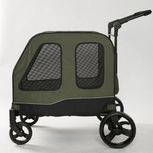 60kg Heavy Duty Luxury Large Pet <b>Stroller</b> 4 Wheels Foldable <b>Dog</b> Wagon 600D Oxford Fabric Portable Fashion for Big <b>Dogs</b> Cats - Product Image 4
