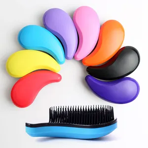 Дешевая Персонализированная щетка для волос, расческа с пластиковой ручкой, оптовая продажа, Массажная щетка для волос, щетка для волос с индивидуальным логотипом