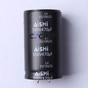 ELH2JM471R60KT Snap-in Aluminum Electrolytic Capacitor Through hole Component (THT),D35xL60mm 470uF 20% 10mm 35mm - Product Image 1