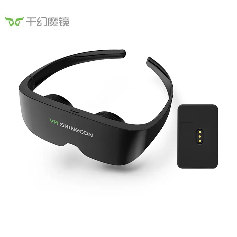 VR SHINECON HD 1058PPI tela gigante 2D/3D filme comutação AR óculos inteligentes