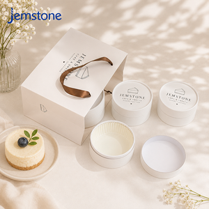 Custom Logo Paper Tube Cylinder Packaging for Round Cheese <b>Cake</b> <b>Box</b> <b>Gift</b> Set Sweets Recyclable Materials Kraft Cardboard Tube - Product Image 3