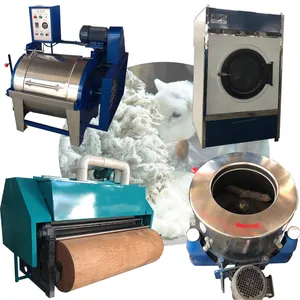 Automation Wool Making Machine Production Line Industrial Wool Cleaning Carding Dryer Ball Machine
