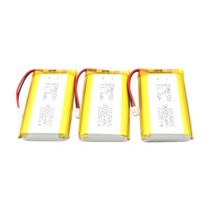 סוללת ליתיום-פולימר 3.7V 103665 חסינת פיצוץ, 3000 מיליאמפר/שעה, תאי פאוץ' לשלטים, צעצועים, מוצרי אלקטרוניקה ומכשירי חשמל - Product Image 1