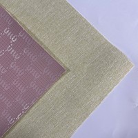 Cuir semi-PU 0,8 mm avec support non tissé, imperméable, résistant à l'abrasion, écologique, pour la sellerie de voitures, bagages et canapés