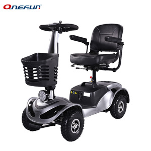 Scooter électrique à quatre roues, pneus de 10 pouces, en alliage d'aluminium pliable, transaxle scellé 24V, pour personnes âgées et adultes - Product Image 2