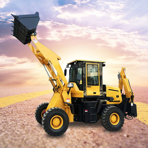 รถขุดตักดินขนาดเล็ก 4x4 แบบมีล้อ รถตักหน้าอเนกประสงค์สำหรับงานก่อสร้าง - Product Image 5