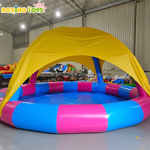 inflatable pool with roof