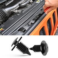 50 pièces de clips de fixation universels en nylon pour panneaux de porte intérieurs de voiture, pour réparation de carrosserie