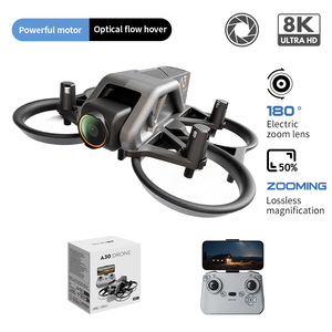 <span class=keywords><strong>Mini</strong></span> <span class=keywords><strong>Dron</strong></span> A30 <span class=keywords><strong>PRO</strong></span> con Cámara FPV, Quadcopter RC con Flujo Óptico, Modo Sin Cabeza, Lente Ajustable de 180 Grados para Niños y Principiantes - Product Image 5