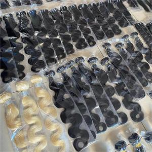 批发巴西100% 角质层对齐原始廉价发束身体波浪缅甸生卷发供应商 - Product Image 1