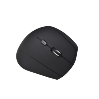 AIMAX Nouvelle Souris Verticale Sans Fil Optique 2,4 GHz avec Rétroéclairage LED pour Droitiers, USB, pour Ordinateur Portable, Noire, Boutons Personnalisables, Logo, En Stock