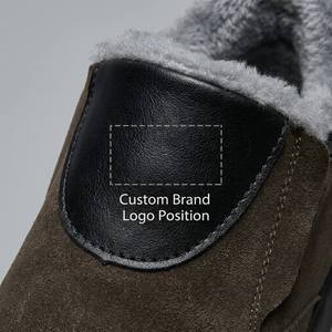 <span class=keywords><strong>Botas</strong></span> <span class=keywords><strong>de</strong></span> Nieve para <span class=keywords><strong>Hombre</strong></span> con Logotipo Personalizado, Directo <span class=keywords><strong>de</strong></span> Fábrica, <span class=keywords><strong>Botas</strong></span> <span class=keywords><strong>de</strong></span> Invierno <span class=keywords><strong>de</strong></span> Gamuza hasta el Tobillo, Forro Cálido <span class=keywords><strong>de</strong></span> Alta Densidad, Servicio OEM ODM, Color Personalizable - Product Image 2