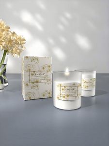 Handmade Custom Size Rigid Scented Candle Jar <b>Gift</b> <b>Box</b> with Lid Luxury <b>Empty</b> Fragrance Candle <b>Box</b> <b>for</b> Candle <b>Box</b> Packaging - Product Image 2