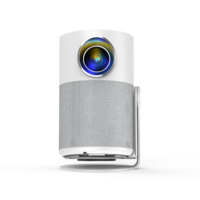 JAVODA Nuevo Proyector Portátil Recargable H2PT con Soporte, Allwinner H727, Compatible con WiFi Dual, 170 ANSI, Altavoz Estéreo, Batería Integrada