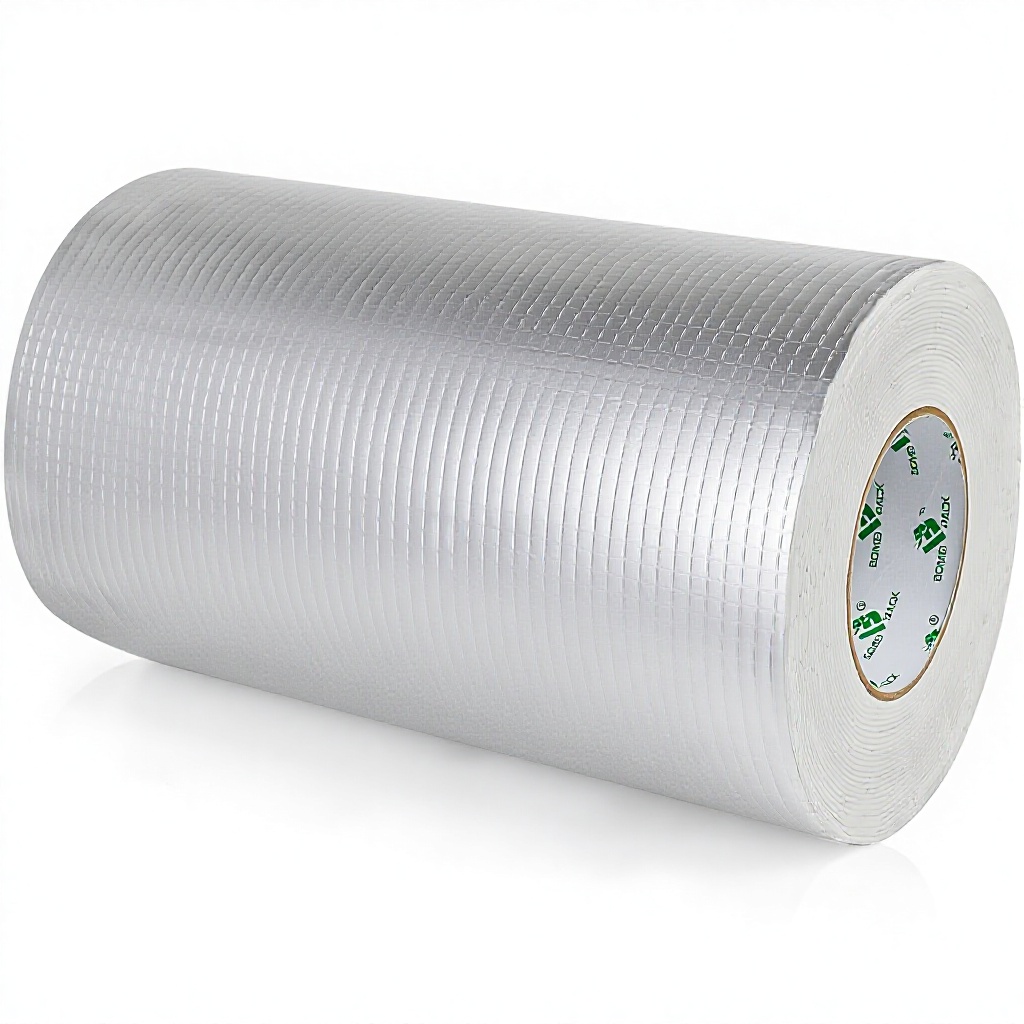 Acrylic Aluminum Foil Waterproof Sealing Tape Double Sided Self Adhesive for Fixing Leaks 30cm X 10m X 1.5mm