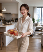 Plateau multifonction en marbre beige travertin, organiseur pour lavabo de salle de bain, plateau de service pour vin et boissons, plateau pour aliments et fruits, style Art Déco