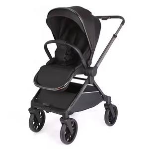 Poussette multifonctionnelle 2-en-1 en alliage d'aluminium de haute qualité Panier de couchage pour bébé Sit Can Lie One-Button Folding - Product Image 5