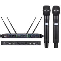 Nouvelle génération AD4D-II système de Microphone sans fil 200 canaux numérique Super cardioïde K9 scène portable DJ karaoké chanter ensemble
