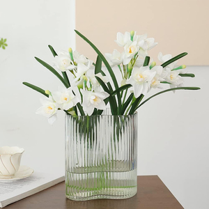 1 fleur artificielle de narcisse, fausse fleur de printemps en soie pour arrangement floral intérieur/extérieur, décoration de maison et de mariage - Product Image 6