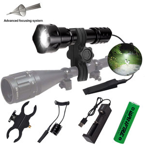 Lampe torche LED Raylights, lumière rouge, verte et blanche, zoomable, multicolore, haute luminosité, torche rétractable en alliage d'aluminium pour l'extérieur - Product Image 4