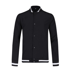 Chaqueta Bomber Impermeable, Transpirable y Cortavientos para Hombre, Invierno, con Logotipo Personalizado, Exterior de Lana/Poliéster, Forro de Satén, Cierre de Cremallera - Product Image 1