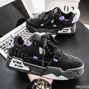 Spring New Men's Fashion Low-Top <b>Board</b> Shoes, Trendy All-<b>Match</b> Casual Sneakers, Comfortable Sports Shoes for Men - Product Image 3
