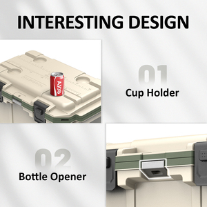 Alpicool GF40 taşınabilir kamp dondurucu fonksiyonu üst buzdolabı 12V çift kullanımlı APP kontrolü ile soğutucu kutu çift bölge araba buzdolabı - Product Image 2