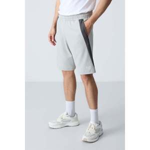 Shorts basiques pour hommes en coton texturé épais et doux, coupe standard - 81280 - Stone - Product Image 4