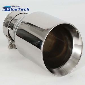 Embout d'échappement universel en acier inoxydable pour silencieux de voiture, accessoires de modification et de décoration - Product Image 3