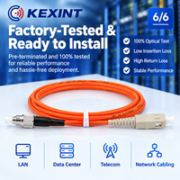 Câble de raccordement à fibre optique multimode KEXINT OM1 62,5/125 µm ST vers SC LSZH