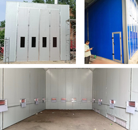 Cabine de peinture pour bus et camions, système d'éclairage infrarouge et LED, four de peinture pour bus et camions, fabrication ODM