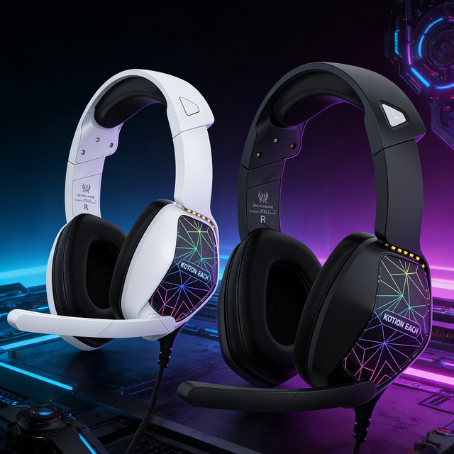 G6000 Wired Gaming Headset Over Ear Foldable Bass Mic HIFI Stereo 5.3 Dual Mode Active Noise Canceling for PS5 PS4 PC