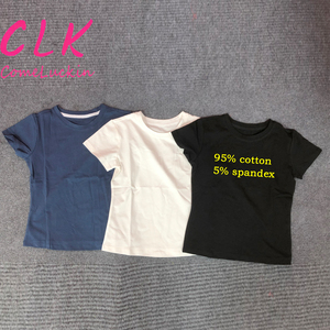 T-shirt da <span class=keywords><strong>Donna</strong></span> Personalizzate all'Ingrosso, Top Corto Estivo Morbido, Maglietta Aderente <span class=keywords><strong>Sexy</strong></span> in Tinta Unita, 95% Cotone 5% Spandex - Product Image 1