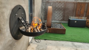 <span class=keywords><strong>Barbecue</strong></span> au <span class=keywords><strong>charbon</strong></span> de bois pliable en acier pour jardin, hauteur réglable, pour extérieur - Product Image 3