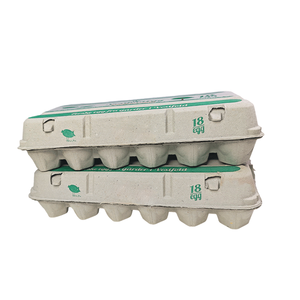 Dùng Một Lần Tự Nhiên 12/15/30 Phần Bột Giấy Trứng Hộp Vỏ Sò Cho Trứng Gà - Product Image 2